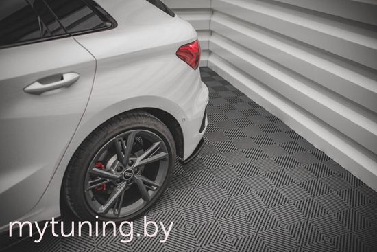 Сплиттеры бампера заднего боковые V.2 для AUDI S3 8Y (20-...)