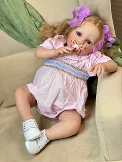 Кукла Реборн мягконабивная 60см в пакете (FA-835)