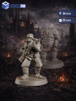 Черные Штурмовики, Легион Еретиков миниатюры для настольных игр РНИ, Trench Crusade