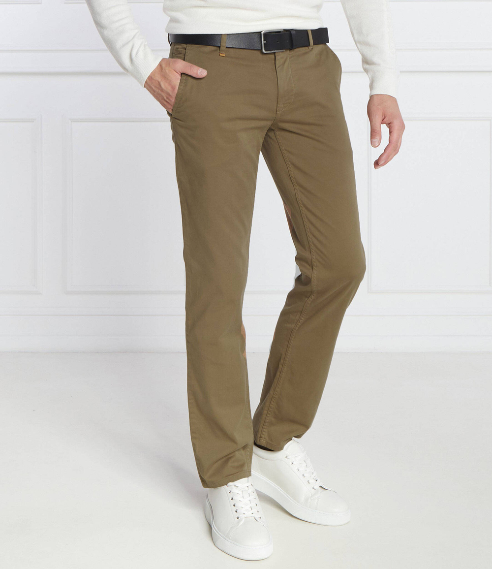 Чиносы Schino BOSS ORANGE - хаки(50470813)