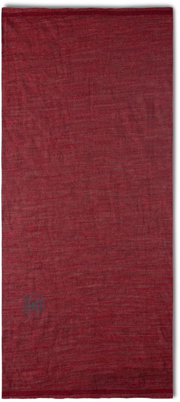 Тонкий шерстяной шарф-труба детский Buff Wool lightweight Mahogany Multistripes Фото 2
