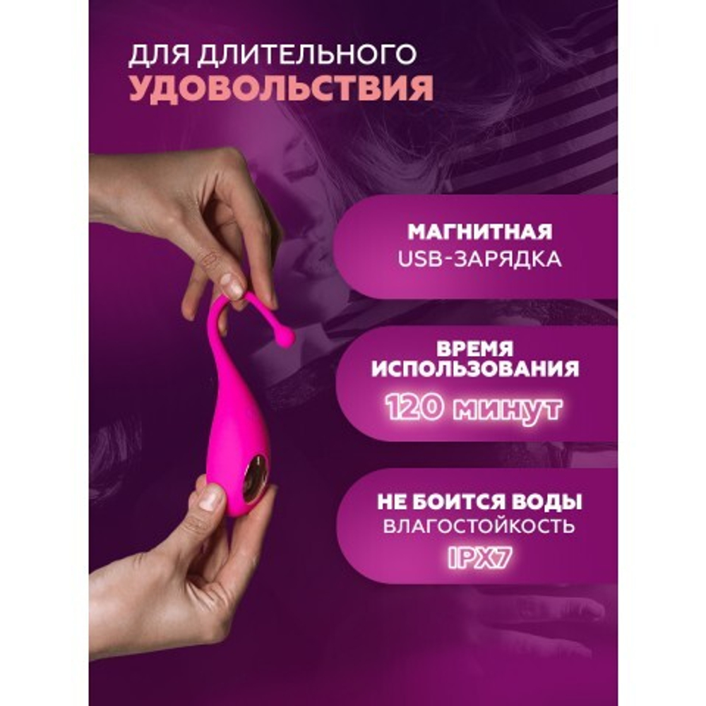 Виброяйцо Palpitation фуксия от Adrien Lastic (синхронизация с приложением)