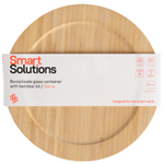 Контейнер для запекания и хранения smart solutions с крышкой из бамбука, 1300 мл