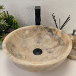 Раковина из оникса Bowl Grey TinLip BO-62982 40*40*15 44