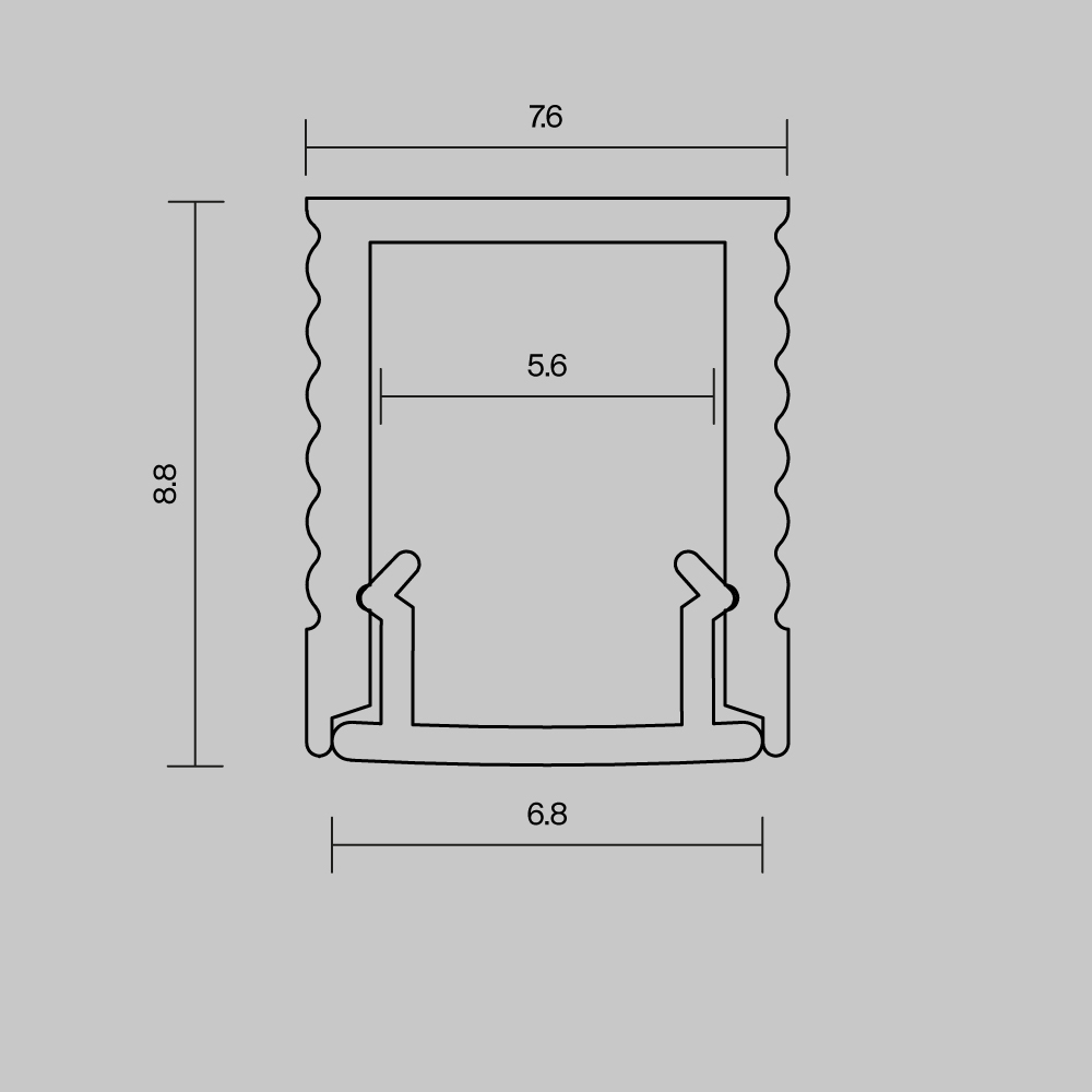 Профиль Led Strip 631010