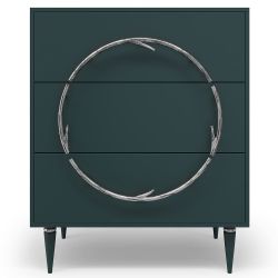 Комод Арт Колор matte Классик Сильвер Зеленый бирюзовый матовый