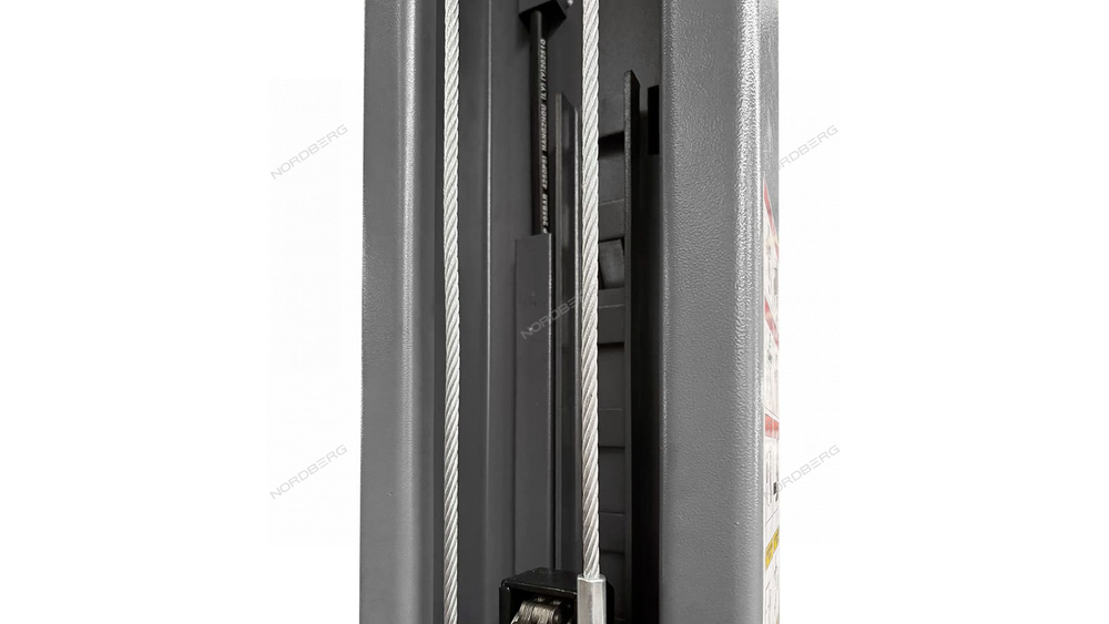 Подъемник двухстоечный 4 т, верхняя синхронизация, H=4,1 м, 220 В, серый NORDBERG N4124H1-4G_220