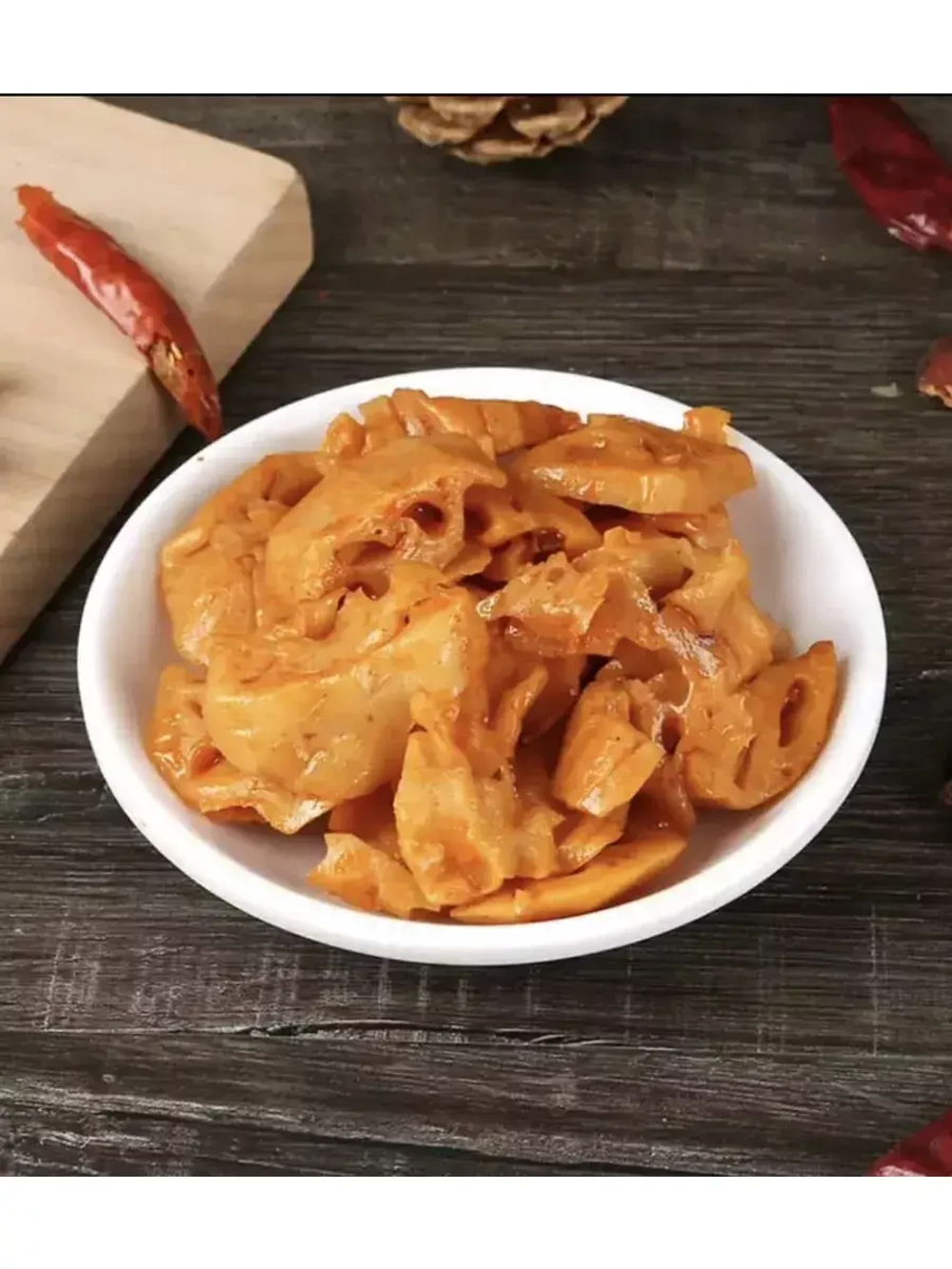 Хрустящие ломтики лотоса со вкусом улитки 26 г * 20 шт