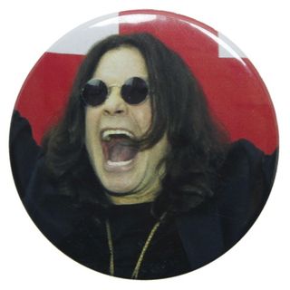 Значок Ozzy Osbourne портрет 36 мм (209)