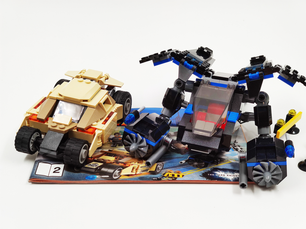 Конструктор LEGO 76001 Летучая мышь против Бэйна: Погоня за Тамблером  (б/у)