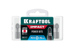 KRAFTOOL Impact PZ 3, 25 мм, 10 шт, ударные биты (26193-3-25-S10)