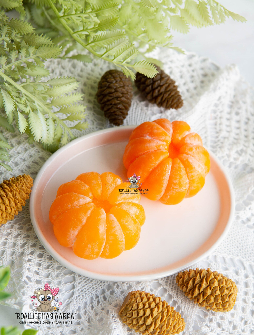 Силиконовая форма Мандарин очищенный