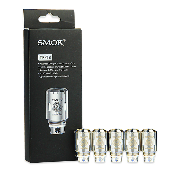 Купить Испаритель Smok TFV4 TF-T8 Octuple Fused Clapton Coil (5 ШТУК)