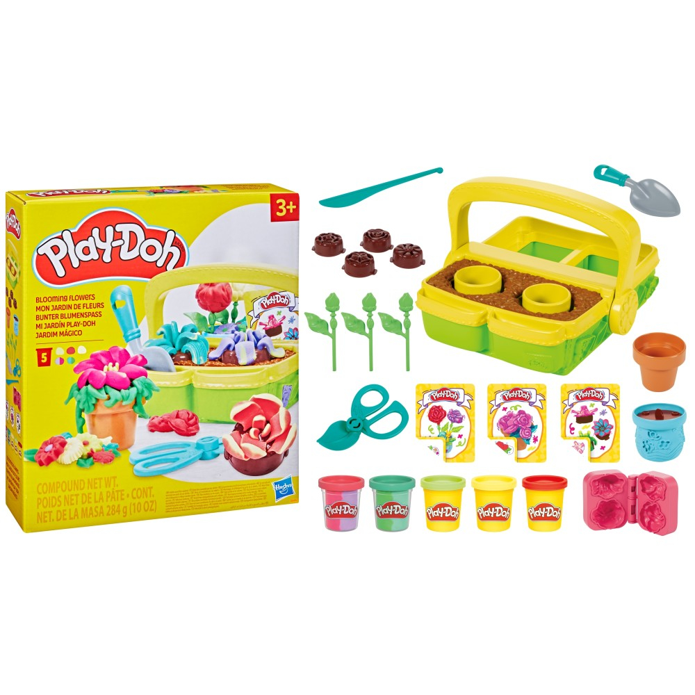 Hasbro G0492 — Набор с пластилином Play-Doh Цветущие цветы G0492 — фото 1