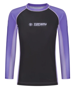 Женский Рашгард Tatami CONTRAST - PURPLE & BLACK длинный рукав