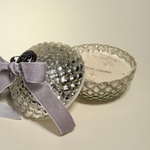 Арома-свеча "Елочный шар", серебряный