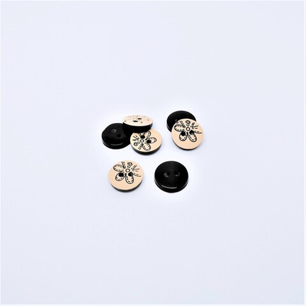 Пуговицы №19/19, 2пр., 11мм, бежевый (CB M-83)