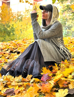 Юбка / нижняя юбка с кружевом