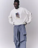 Лонгслив One Two Avava Coconut Milk белый