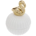 Шкатулка керамическая «GOLD Podarok», лебедь, цвет белый, 8*10,5*3см (в инд. коробке)