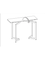 Стол кухонный обеденный раздвижной 110х72х75 см