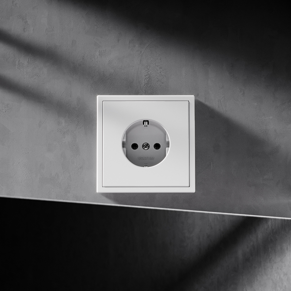 Рамка пластиковая VOLTUM S70 на 1 пост, (титан)