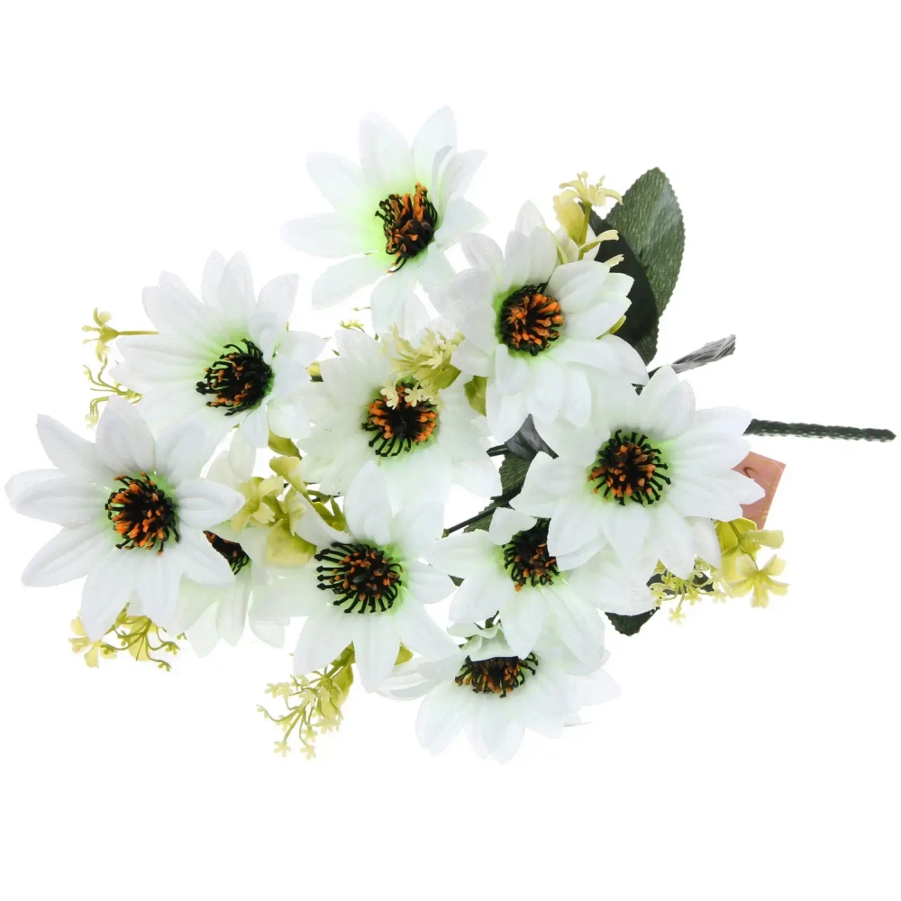 Искусственные цветы «Весеннее вдохновение» 40см 10цветков белый цвет