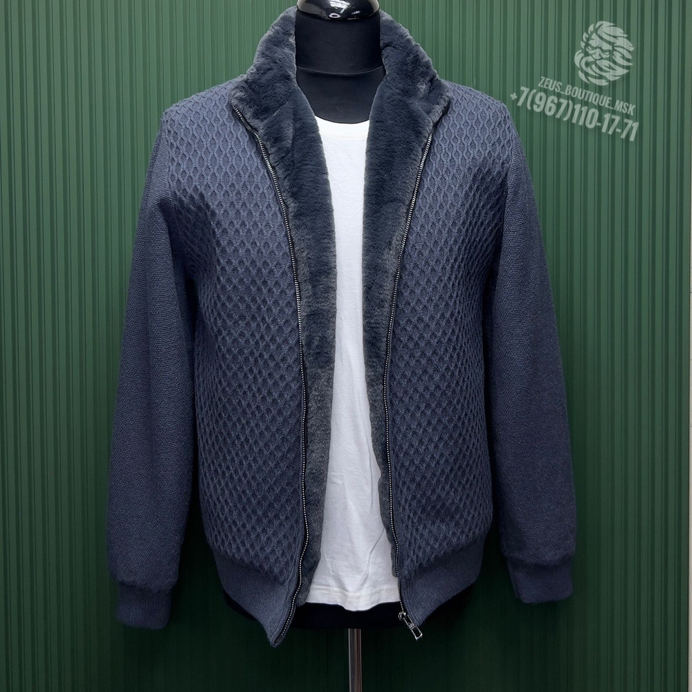 Кардиган с мехом Loro Piana