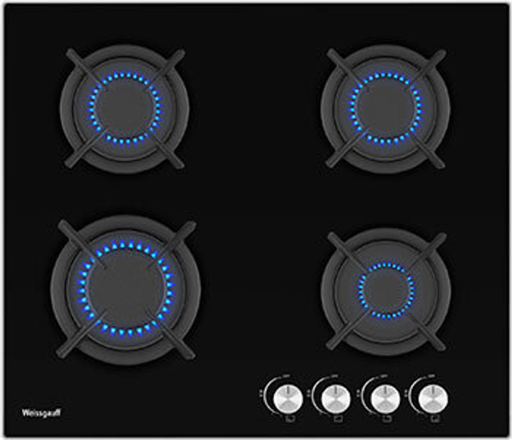Газовая варочная панель Weissgauff HG 640 BG