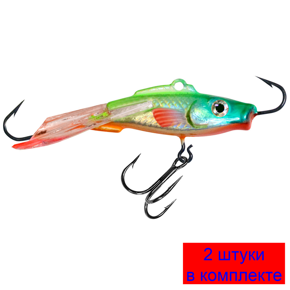 Балансир Бычок-3 48mm 003 (голубой пятнистик) 2 штуки 9 г.