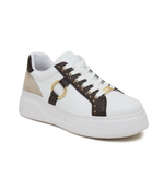 Кожаные кроссовки 05 Liu Jo - белый(BF3157 EX126)