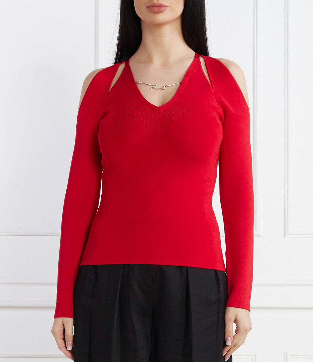 Свитер Karl Lagerfeld - красный(240W2004)