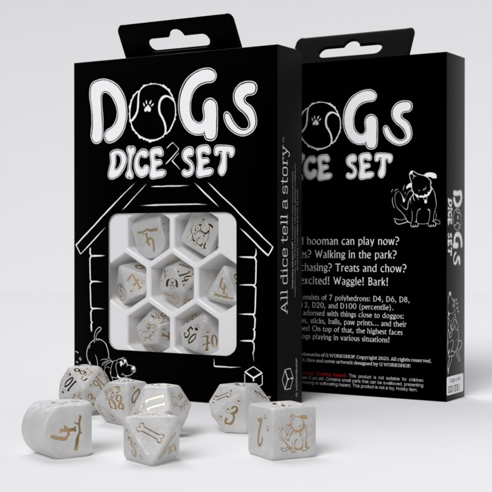 Набор кубиков Q WORKSHOP DOGS Dice Set: Charlie