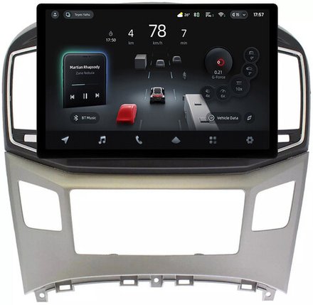 Магнитола для Hyundai H1, Grand Starex 2015-2022 (ШГУ монохром) - Teyes CC4-PRO монитор 13" 2K QLED на Android 13, Snapdragon 778G, 8+128, AI, CarPlay, DSP, 4G SIM-слот