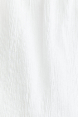 H&M Платье из жатого хлопка, белый