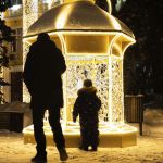 Светодиодная конструкция "Фонарь" Теплый свет