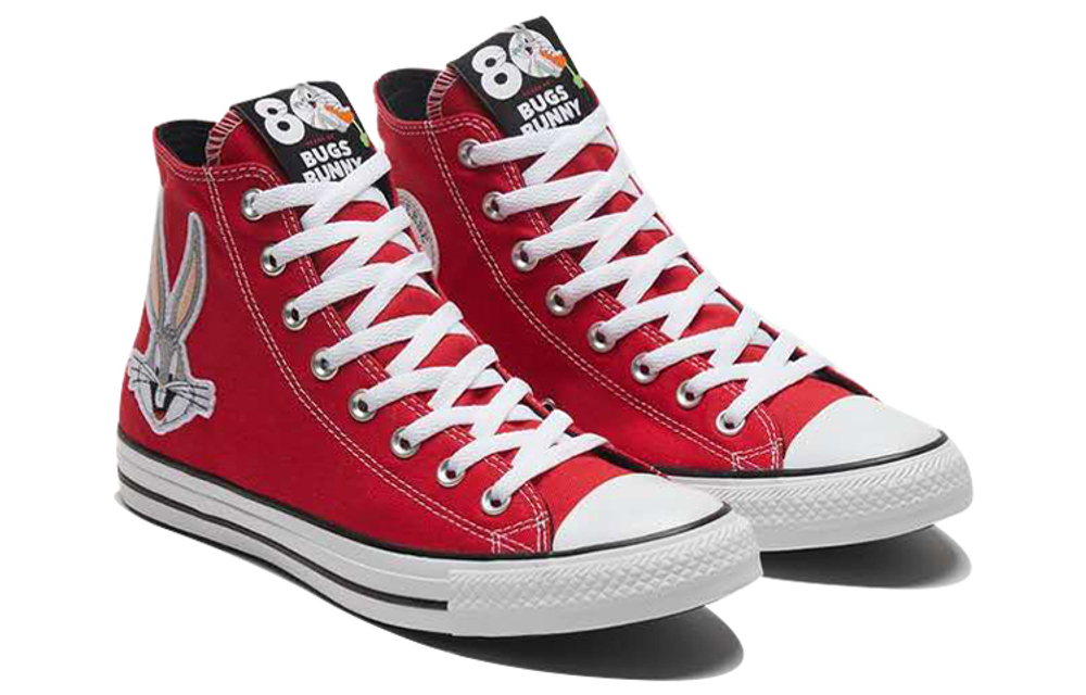 Bugs Bunny x Converse Chuck Taylor All Star Non-Slip Wear-Resistant Lightweight High Canvas Pair Red