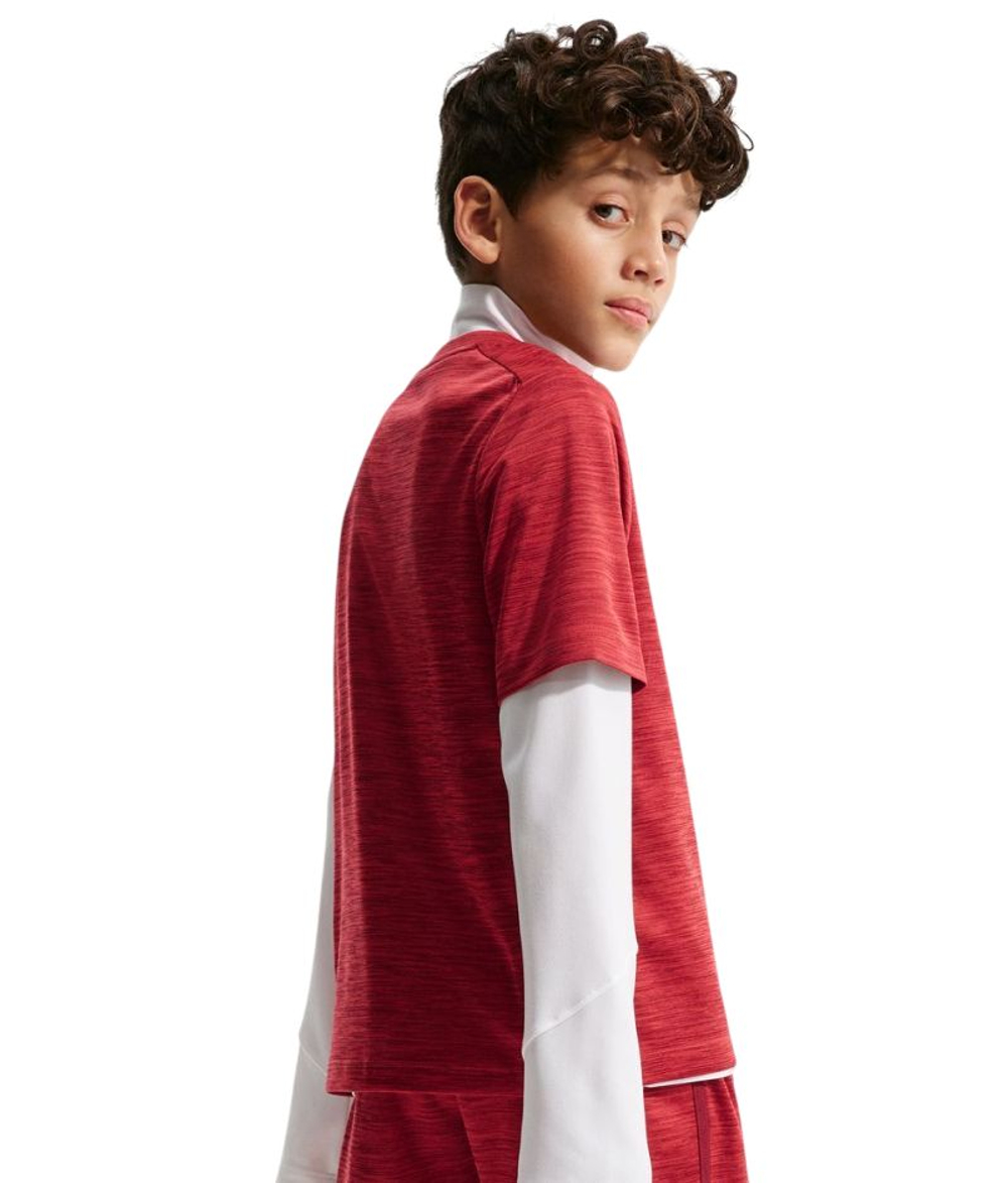 Детская теннисная футболка Nike Boys Multi Dri-FIT Short-Sleeve - red/white