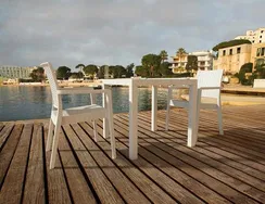 Пластиковый стол Orlando 80х80 белый