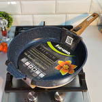 Сковорода 28см Premium blue со съемной ручкой