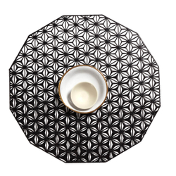 Салфетка подстановочная 36см Chilewiсh Kaleidoscope Black 100488-003