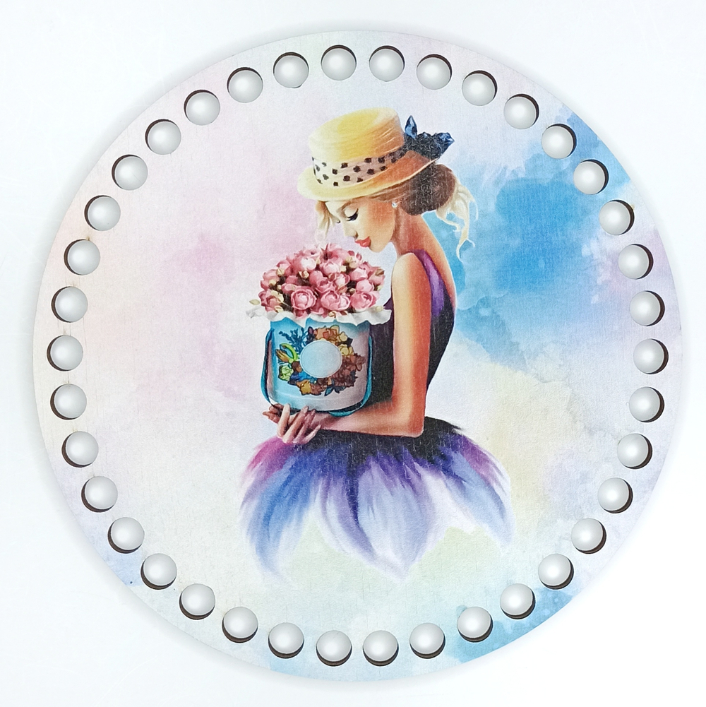 Девушка в лиловом