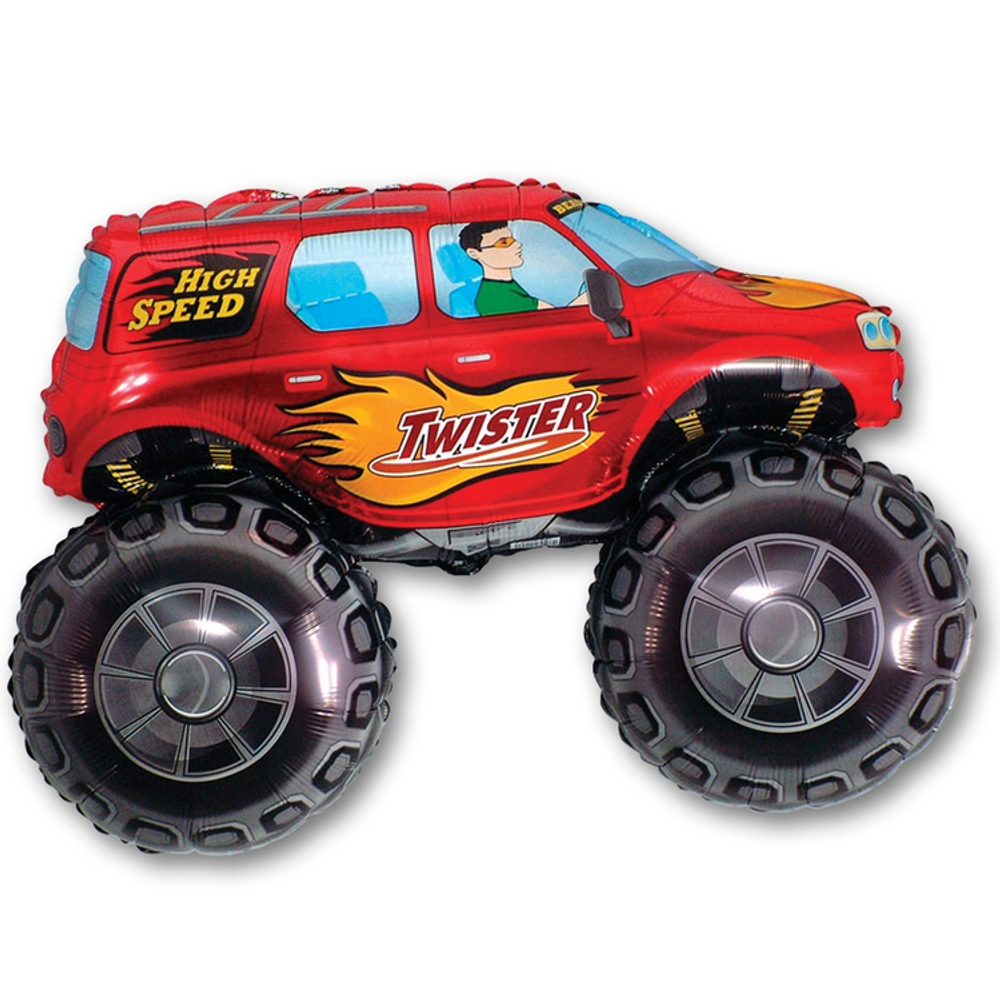 Шар Фольгированный Внедорожник красный (Красный)