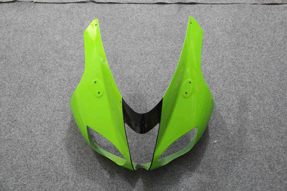 Комплект пластика для мотоцикла Kawasaki ZX-6R 07-08 Зелено-Черный