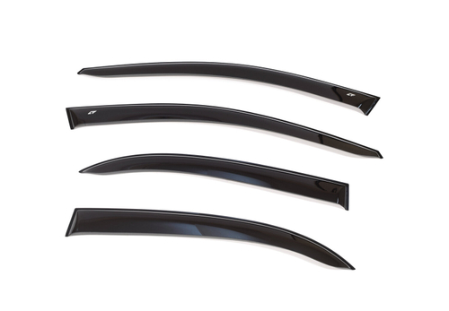 Дефлекторы боковых окон Cobra Tuning на Chevrolet Lacetti хэтчбек 2003 широкие арт.CE30603