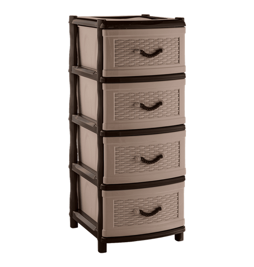 Комод Элластик Плетенка капучино