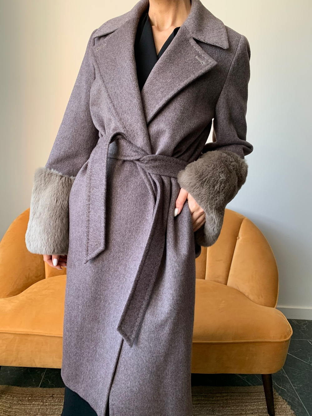 Кашемировое пальто MaxMara, S/M оригинал