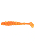 Виброхвост несъедобный Helios Shaggy 3,35"/8,5 см Orange & Yellow 30шт. (HS-16-015-N-30)