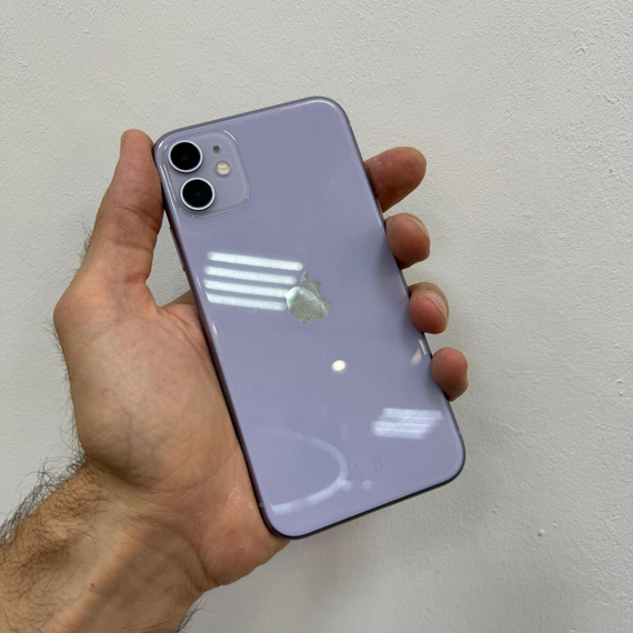 Apple iPhone 11 128GB АКБ 100% (АКБ и Дисплей меняли,FaceID не работает))