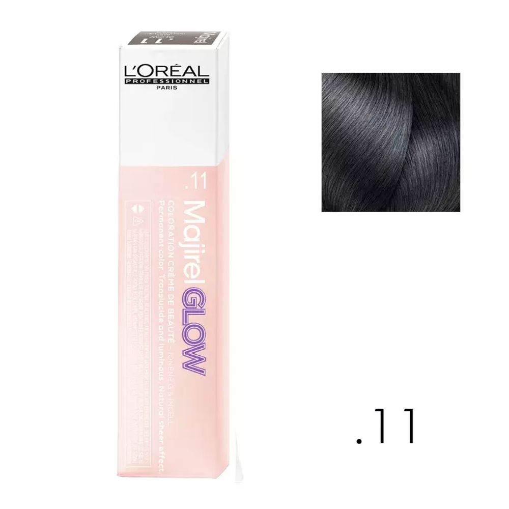 L&#39;Oreal Professionnel Majirel glow dark base .11 Графитово-пепельный 50мл